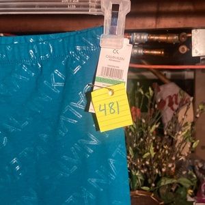 #481 aqua Calvin Klien leggings size large